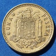 13990(2) 1 Peseta (Spanien / Franco) 1966 (69) in ss-vz .. * * * Berlin-coins * * *