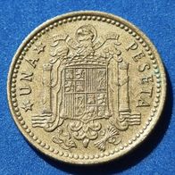 13991(2) 1 Peseta (Spanien / Franco) 1966 (75) in ss ..... * * * Berlin-coins * * *
