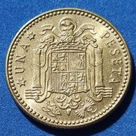 4045(2) 1 Peseta (Spanien / J. Carlos) 1975 (79) in vz ..... * * * Berlin-coins * * *