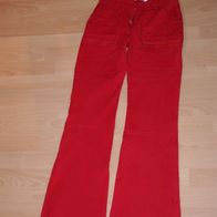 Damen Hose Jeans "MELROSE" rot Gr. 34
