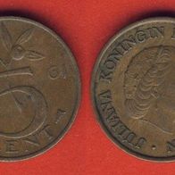 Niederlande 5 Cent 1961