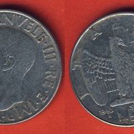 Italien 1 Lira 1940 nicht magnetisch