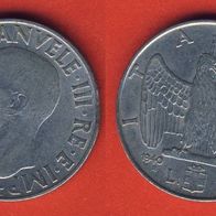 Italien 1 Lira 1940 magnetisch