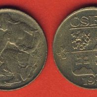 Tschechoslowakei 1 Koruna 1992