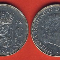 Niederlande 2 1/2 Gulden 1972