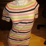 Marc O´Polo Feinstrick Shirt bunte Streifen S Baumwolle
