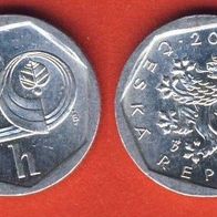 Tschechien 20 Haleru 2000