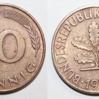 Bundesrepublik Deutschland (BRD) Münze 10 Pfennig - F von 1978