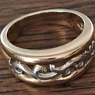 Unisex Ring Silber 925 vergoldet