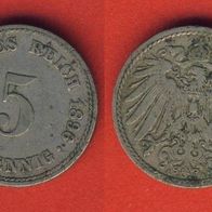 Kaiserreich 5 Pfennig 1896 A