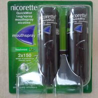 2x Nicorette Spray 1mg Minze