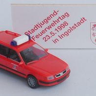 Rietze 50451 Audi 100 Avant "Berufsfeuerwehr Ingolstadt" Stadtjugendfeuerwehrtag