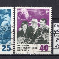 DDR 1964 70. Geburtstag von Nikita Chruschtschow MiNr. 1020 - 1021 gestempelt
