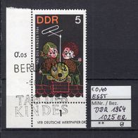 DDR 1964 Tag des Kindes MiNr. 1025 ESST Berlin Eckrand