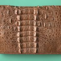 Krokodil Leder Geldbörse aus Südamerika - Echtleder ohne Fremdmaterial (1)