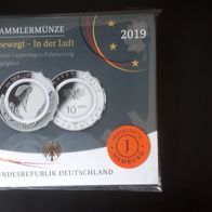 10 Euro Deutschland 2019 In der Luft J spiegelglanz (PP)