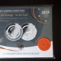 10 Euro Deutschland 2019 In der Luft G spiegelglanz (PP)