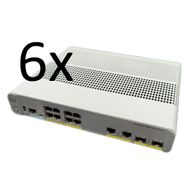 6x Cisco Catalyst 3560-CX Switch WS-C3560CX-8PC-S PoE+ 240W SFP unbenutzt OVP