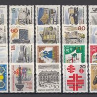 05) Berlin 1965-1969 - 20 unbenutzte Briefmarken - Michel-Nr. siehe Beschreibung