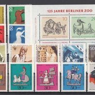 09) Berlin 1969-1970 - 18 unbenutzte Briefmarken - Michel-Nr. siehe Beschreibung