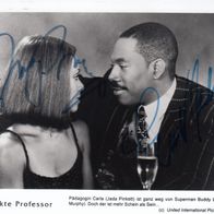 Eddie Murphy + Jada Pinkett - altes, orig. sign. Halbgrossfoto (7237)