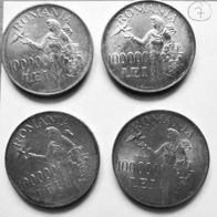 4x 100000 Lei 1946 Silbermünzen aus Rumänien Mihai I (7)