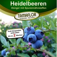 Dünger für Blaubeeren, Heidelbeeren Pflanzendünger 10 Portionsbeutel