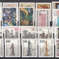 23) Berlin 1981-1983 - 20 unbenutzte Briefmarken - Michel-Nr. siehe Beschreibung