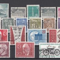 31) Berlin 1955-1983 - 18 benutzte Briefmarken used - Michel-Nr. siehe Beschreibung