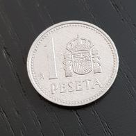 Spanien 1 Peseta Aluminium Münze zufälliges Jahr!