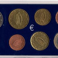 Kursmünzensatz 2002 Irland komplett