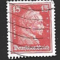 Deutsches Reich Freimarke " Bereühmte Deutsche " Michelnr. 391 o