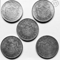 5x 500 Lei 1944 Silbermünzen aus Rumänien Mihai I (10)