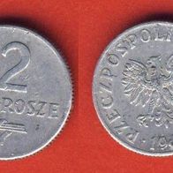 Polen 2 Grosze 1949 auf die 4 ist eine Wulst drauf. RAR