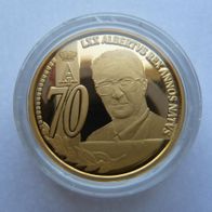 Belgien 50 Euro 2004 PP/ Proof "Albert II." 1/5 Oz . 999 Gold inkl. Box CoA Umv.