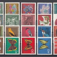 009) BRD 1960-1963 - 20 unbenutzte Briefmarken - Michel-Nr. siehe Beschreibung
