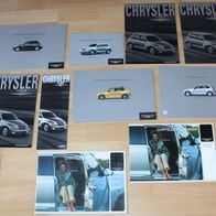 Prospektkonvolut Chrysler PT Cruiser 10 Stück