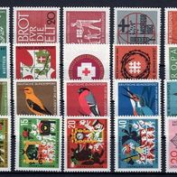 011) BRD 1961-1964 - 20 unbenutzte Briefmarken - Michel-Nr. siehe Beschreibung