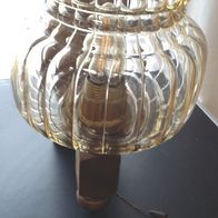Wandlampe aus Holz mit Leuchtmittel Kerzenbirne LED