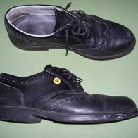 Uvex Herren Budapester Style Chic Sicherheitsschuhe Schwarz Leder Gr. 44 ESD Schuhe