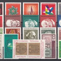 022) BRD 1965-1969 - 20 unbenutzte Briefmarken - Michel-Nr. siehe Beschreibung