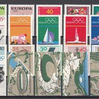 032) BRD 1971-1973 - 20 unbenutzte Briefmarken - Michel-Nr. siehe Beschreibung