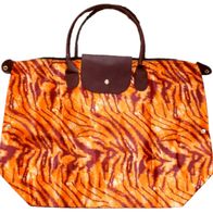Tasche faltbar Shopper Einkaufstasche Strandtasche Falttasche Tragetasche Orange