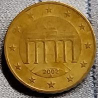 10 Cent (€) Münze Deutschland 2002 A starke Verprägung