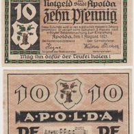 Apolda-Notgeld-10-10-Pfennige-bis-01-08-1921