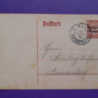 GS PK Volksstaat Bayern 10 Pfennig rot Wappen 1919