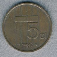 Niederlande 5 Cent 1987