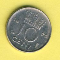Niederlande 10 Cent 1973