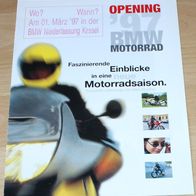 Prospekt BMW Motorradprogramm 1997 K 1200 RS F 650 R 1100 R 850