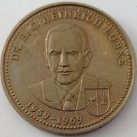 Medaille Die Bundespräsidenten der Bundesrepublik - Heinrich Lübke -
